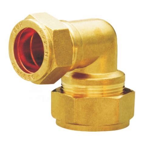 Brass Fitting Pipe 90 Degree Coupling Elbow Tingertech