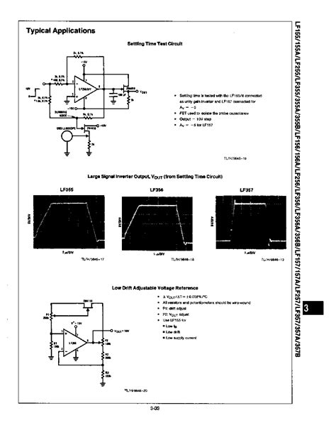 LF355H Datasheet 10 15 Pages NSC Series Monolithic JFET Input