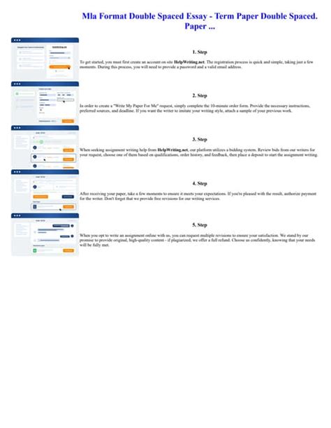 Mla Format Double Spaced Essay - Term Paper Double Spaced. Paper | PDF