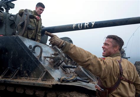 Review Brad Pitt Screams From The Belly Of A Tank In Bloody Wwii Drama