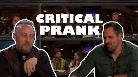 Critical Role Clip Ashley Pranking Taliesin Mighty Nein Reunited E1