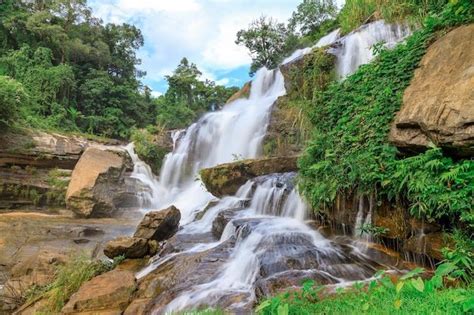 Cachoeira Mae Klang Parque Nacional Doi Inthanon Chiang Mai Tail Ndia