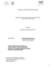 GFEP U1 EA SEAM doc GESTIÓN Y ADMINISTRACIÓN DE PyME FORMULACIÓN Y