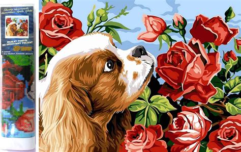 Puzzle Tableau diamant Cavalier King Charles épagneul 30x40cm 1 39