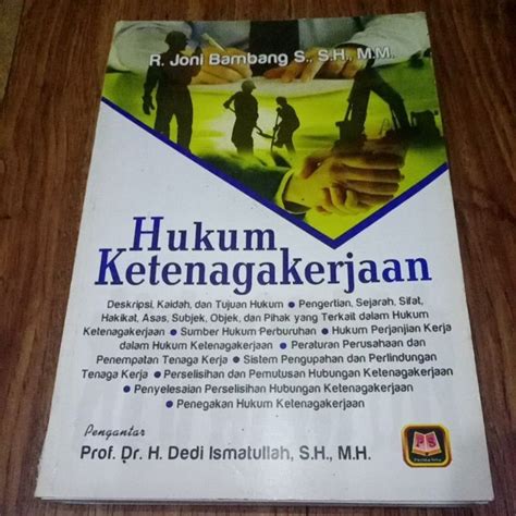 Jual Hukum Ketenagakerjaan By Joni Bambang Shopee Indonesia