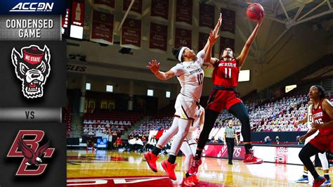 Nc State Vs Boston College Condensed Game Acc Women S