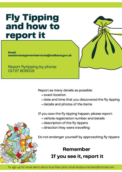 Fly Tipping And How To Report It Harpenden Rural Parish Council