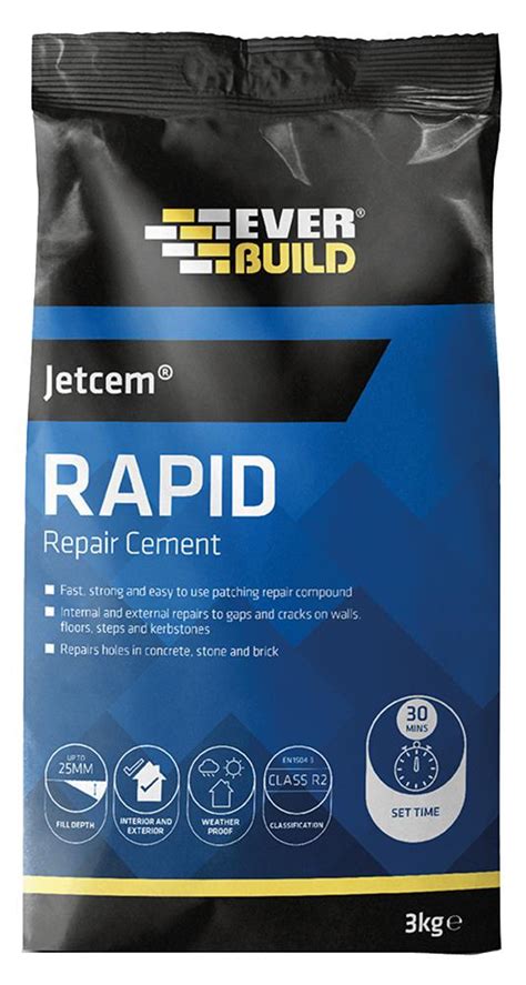 Jetcem Rapid Setting Cement 3kg Everbuild CPC