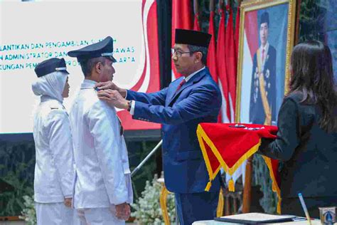 Pj Gubernur Heru Budi Lantik Pejabat Dan Pengawas Pemprov Dki