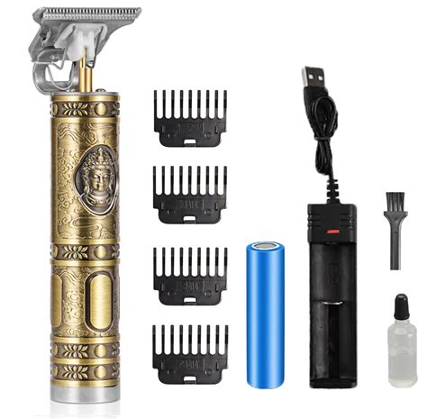 Golden Buddha Head Oil Head Beard Trimmer Grooming Shaving Machine Self