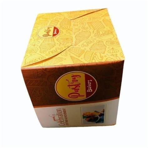 Duplex Paper Cardboard Printed Pastry Box 250 Gram At Rs 15 Piece In Noida