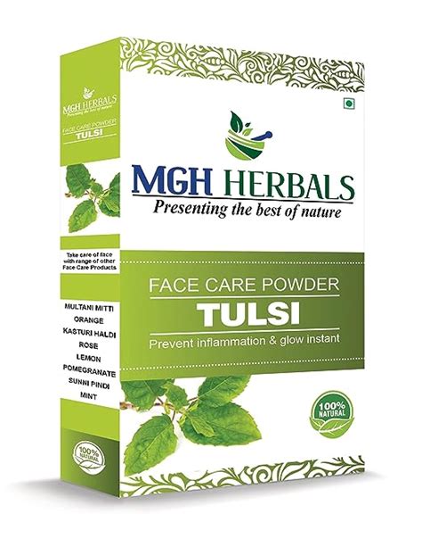 MGH Herbals Organic Organic Tulsi Leaf Powder Holy Basil 100g For