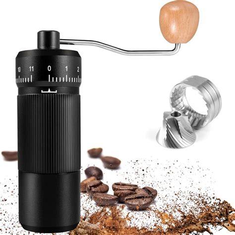 Suvykep manual coffee grinder, CNC stainless steel