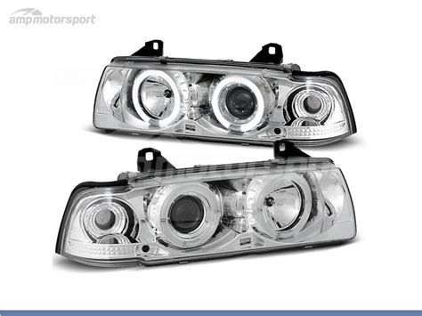 FAROS DELANTEROS OJOS DE ANGEL CCFL PARA BMW SERIE 3 E36 COUPE