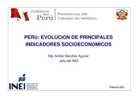 Pdf 02 Inei Indicadores Socioeconómicos Dokumen Tips