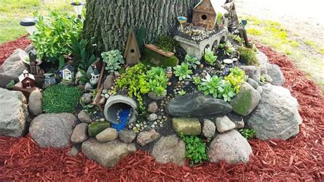 Large Outdoor Fairy Garden Ideas Large Fairy Garden Fairy Garden