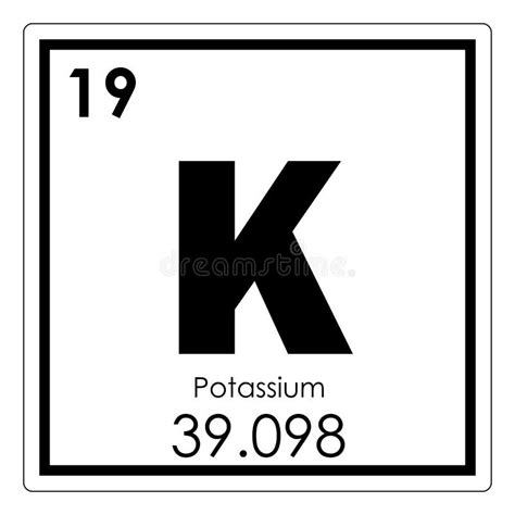 Potassium Chemical 19 Element Of Periodic Table Molecule And Communication Background Chemical