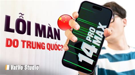 Iphone 14 Pro Max LỖi MÀn HÌnh Có Phải Do Màn Từ Hãng Trung Quốc Youtube