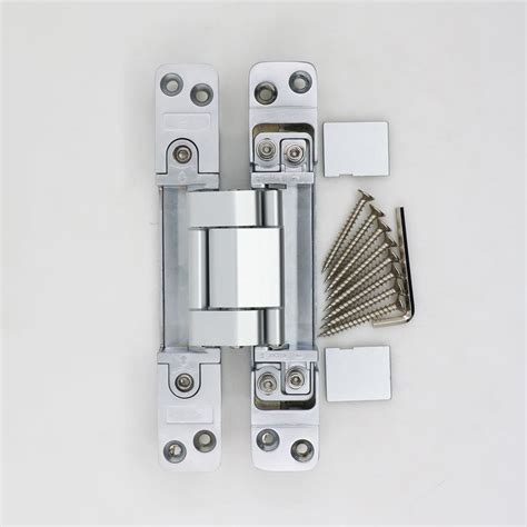 Matt Silver Hidden Invisible 3D Adjustable Door Concealed Hinge China