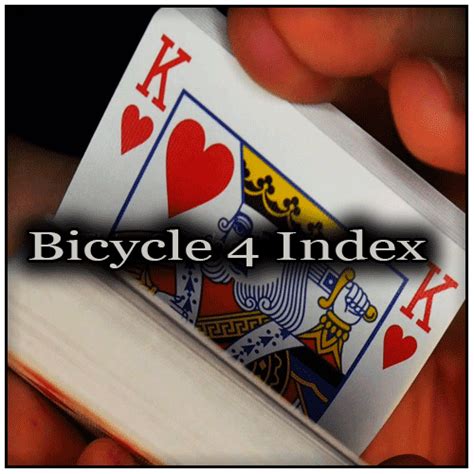 Bicycle 4 Index Rouge Le Petit Magicien