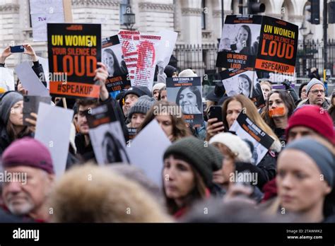 Su Silencio Es Loud Rally Londres Reino Unido De Diciembre De