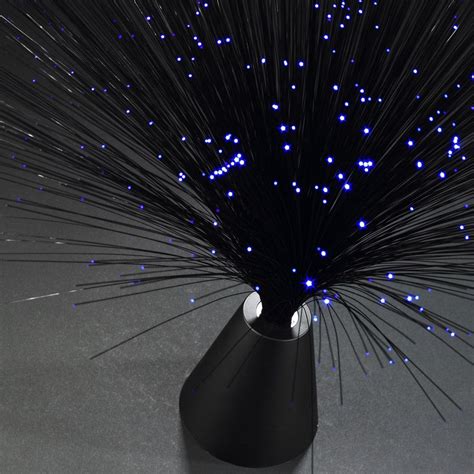 Lampe Fibre Optique Noire Black Magic