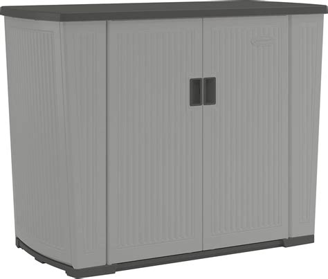 Suncast 34 Cubic Feet Durable All Weather Lockable Horizontal Plastic Compact