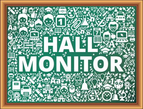 School Hall Monitor Illustrations, Royalty-Free Vector Graphics & Clip ...