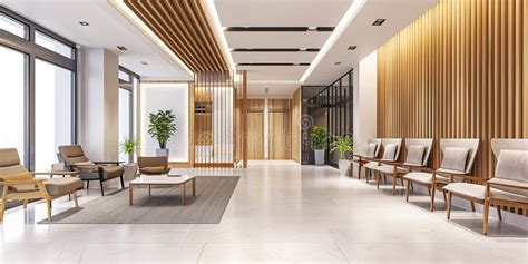 Contemporary Hospital Waiting Room Interior Design Stock Photo - Image ...