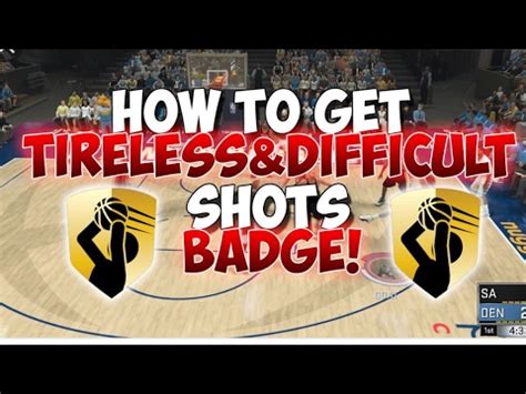 NBA 2K17 HOW GET DIFFICULT SHOT BADGE YouTube