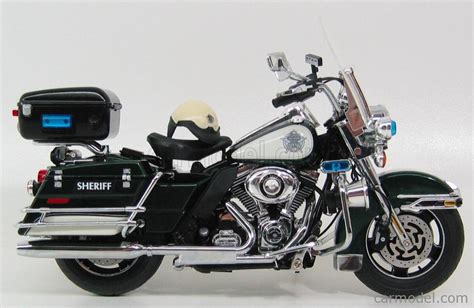 HIGHWAY61 81170 Scale 1 12 HARLEY DAVIDSON H D FLHP ROAD KING SHERIFF