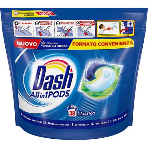 ᐉ Капсулы для стирки DASH Classico 38 шт. (10423409)