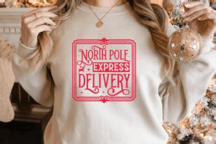 North Pole Express Delivery SVG Graphic By CraftArt Creative Fabrica