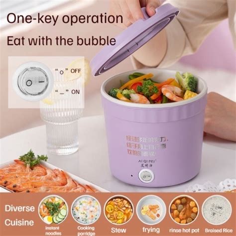 Mini Electric Cooker Multi Function Electric Hot Pot Small Household Noodles Bowl All In One Pot