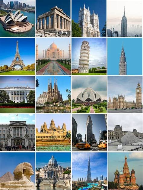 Famous Buildings Around the World - Gregory-has-Liu