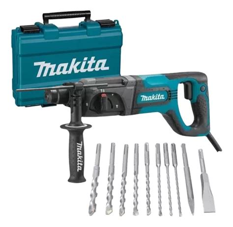 Rotomartillo Cincelador Sds Plus Makita Mod Hr2475 Brocas