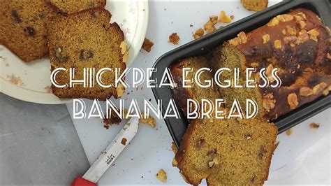 Chickpea Flour Eggless Banana Bread Gluten Free No Sugar Butter