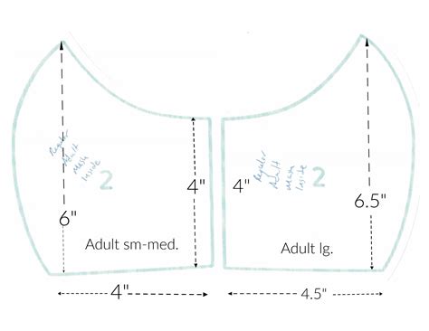 Printable Template Free Face Mask Pattern - Printable Templates Free