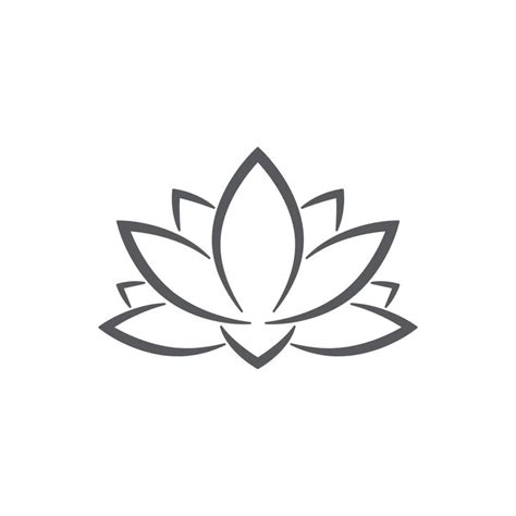 Linear Lotus Logo Templates for Planting Projects