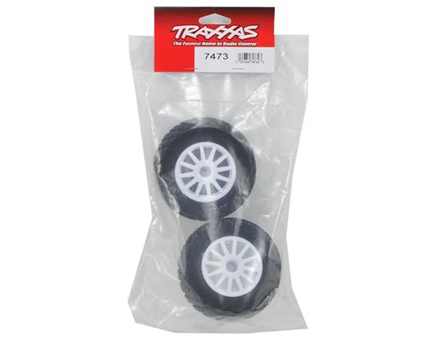 Traxxas Rally Tire Wrally Wheel 2 White Standard Tra7473