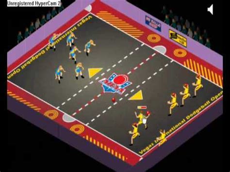 Online Browser Game: Dodgeball 2 - YouTube