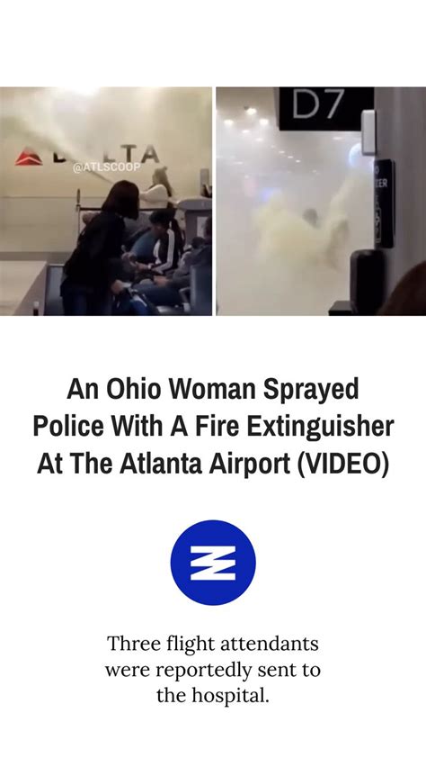 An Ohio Woman Sprayed Police With A Fire Extinguisher At The Atlanta