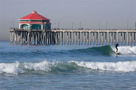 Surfing the Pier at Huntington Beach - Pentax User Photo Gallery