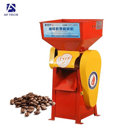 Coffee Bean Red Skin Removing Kg H Wet Processing Huller Peeling