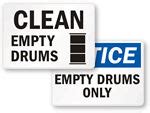 Chemical Drum Labels