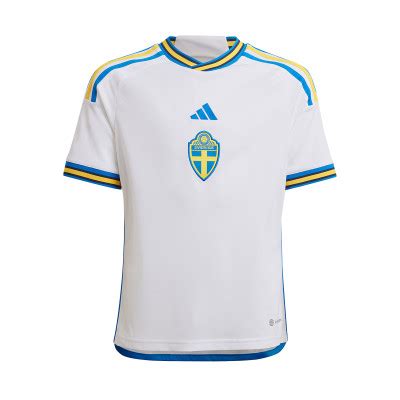 Jersey Adidas Suecia Segunda Equipaci N Ni O White F Tbol