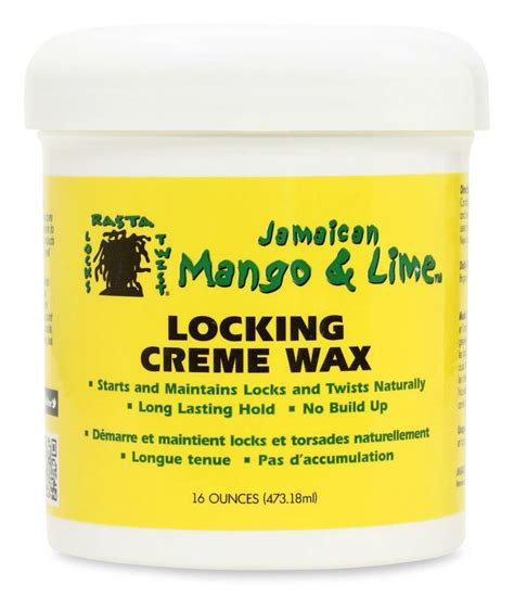 Rasta Jamaican Mango Lime Locking Cream Wax 16oz The Glamour Shop