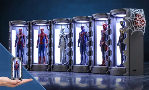Spider Man Armory Miniature Diorama Set By Hot Toys Sideshow Collectibles