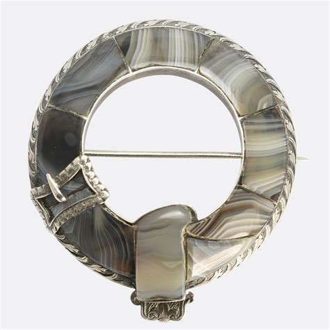 victorian scottish agate buckle brooch butter lane antiques