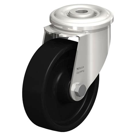 LIXR Heat Resistant Stainless Steel Swivel Caster With Bolt Hole